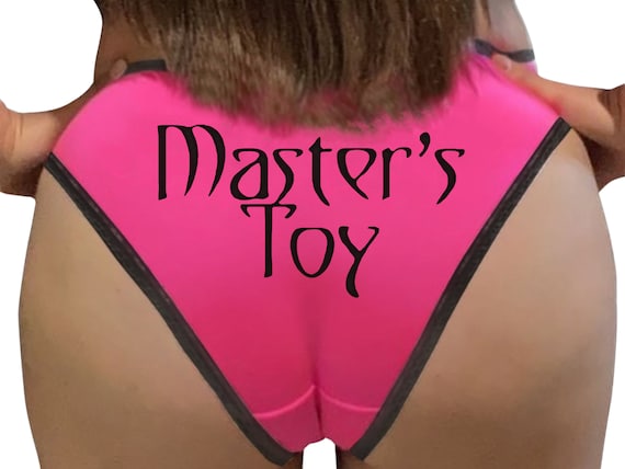 MASTERS TOY owned SUBMISSIVE Daddys slave pink bikini panty bdsm Panties sexy funny collar collared neko pet play Kitten cgl ddlg plus size