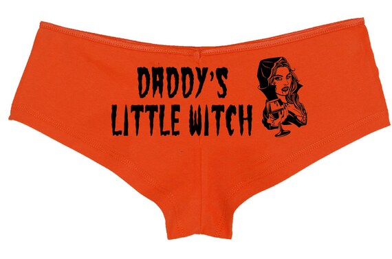 Daddys Little Witch Boy short underwear - sexy fun boyshort panties for under your naughty halloween costume outift DDLG for kitten brat