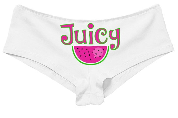 JUICY WATERMELON Cute Underwear Wife Honeymoon Bridal Bachelorette Hen Boy  Short Panty Game Panties Boyshort Sexy Funny Party Sexy Oral Sex -   Canada