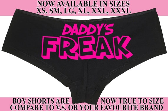 DADDY'S FREAK owned slave boy short panty underwear boyshort panties little slut sexy funny rude collar collared pet play kitten cgl ddlg