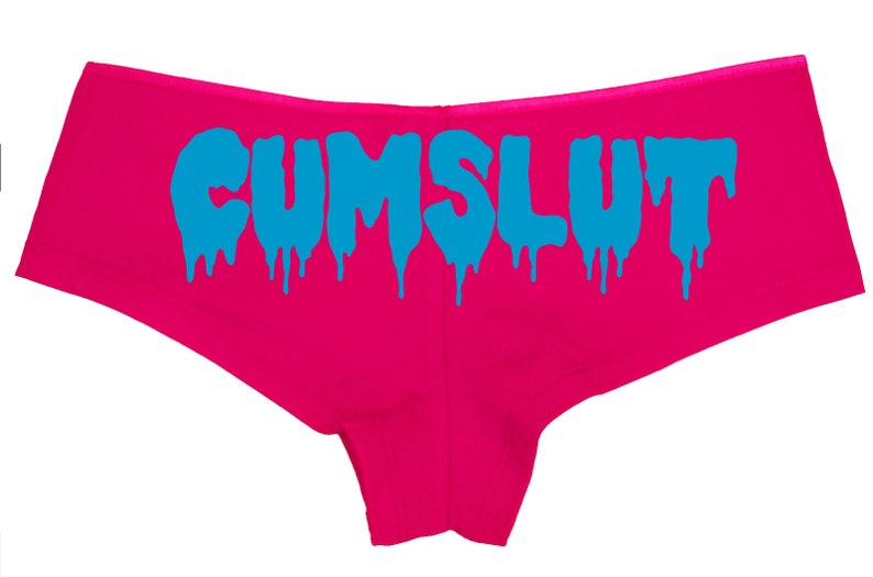 CUM SLUT CUMSLUT Drippy Slutty Side Pink Boy Short Panty Etsy