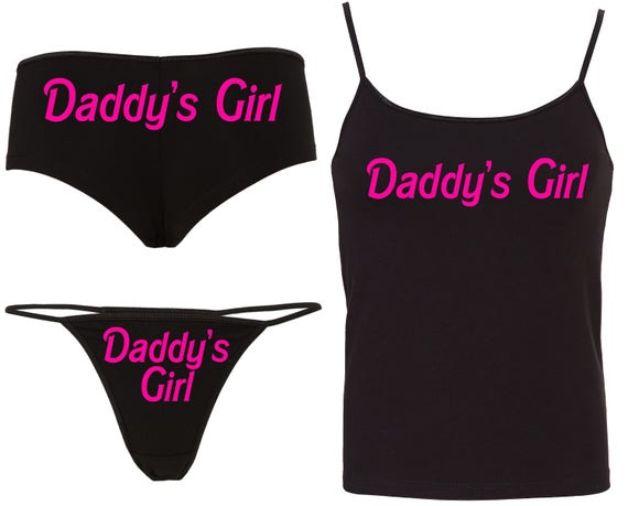 Daddys DADDY'S GIRL Camisole Set 15 Color Choices Matching Boy Short Thong  Panties Boyshort Hen Party Bachelorette BDSM Ddlg Cglg Baby Girl -   Canada