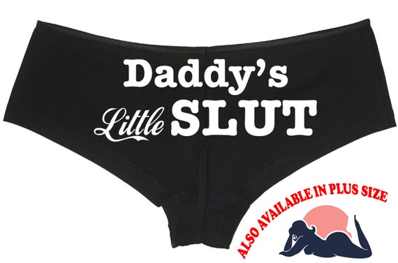 DADDY'S LITTLE SLUT owned slave boy short panty Panties boyshort color choices sexy funny rude collar collared neko pet play Kitten cgl ddlg