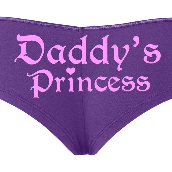 DADDY'S PRINCESS girl owned slave Purple boy short panty panties ddlg sexy funny Rear Center rude collar collared neko pet play KITTEN