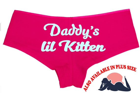 Daddy's Lil KITTEN owned LITTLE slave boy short panty sexy for your submissive collared slut neko pet play DDLG cglg bdsm yes daddy panties