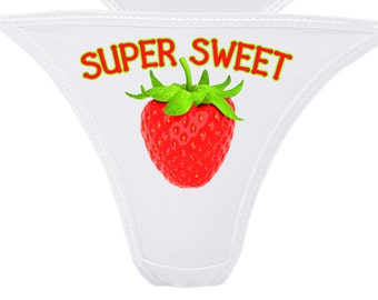 Uncensored extreme open crotch g string Crotchless slutty bikini Extreme naughty lingerie Strawberry cotton panties and open micro bra set