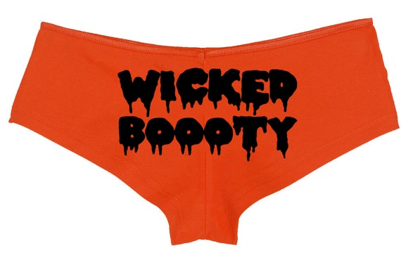 WICKED BOOTY BOOOOTY Sexy Ass flirty Halloween Boy short underwear sexy fun boyshort panties for under your naughty slutty costume outift