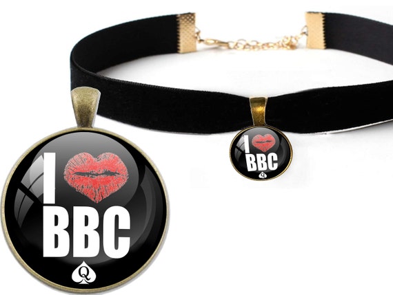 I LOVE BBC sexy choker necklace SLUT for bbc only Queen of Spades collar big black cock ddlg cglg bdsm hotwife shared vixen hot wife owned