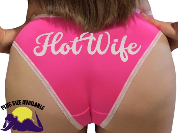 HOT WIFE HOTWIFE Pink Bikini Panties Slut for bbc owned shared slave panty sexy slutty collar collared interacial swing cuck vixen stag