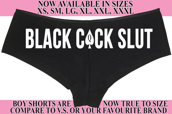 BLACK Cock SLUT 3 for BBC Queen of Spades lovers owned slave boy short panty Panties boyshort sexy rude slutty collar bdsm hotwife hot wife