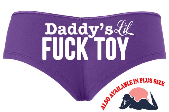 DADDY'S Little FUCK TOY owned slave boy short panties boyshort color choices sexy funny rude collar collared neko pet play Kitten cgl ddlg