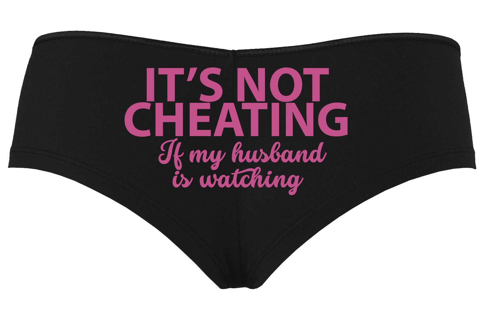 Knaughty Knickers Its Not Cheating If My Husband Watches Black