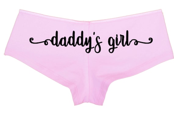 DADDY'S GIRL owned slave Pink boy short panty Panties boyshort color choices sexy funny rude collar collared neko play KITTEN Cgl ddlg