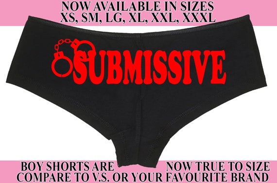 BDSM SUBMISSIVE cuffs owned slave boy short panty Panties boyshort rude slutty slut collar collared