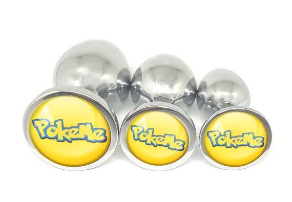 POKEME Poke Me - Butt Plug in 3 sizes - Go Anal Plug Custom Unique DDLG Bdsm gift cglg Babydoll Nerdy Gamer Girl Play With Me baby girl