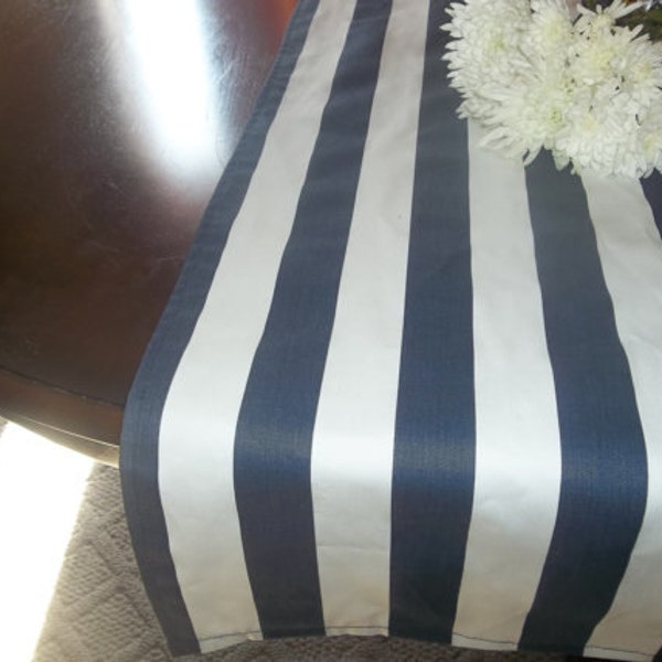 Navy Table Runner Etsy