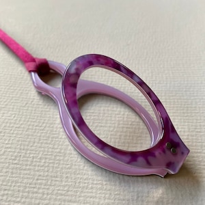 Reading Glasses/Magnifying Glass/Slimline/Unique/Fashion/Eyewear/Pendant/Glasses on Necklace /Lorgnette