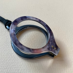 Magnifying Glasses Necklace Grey