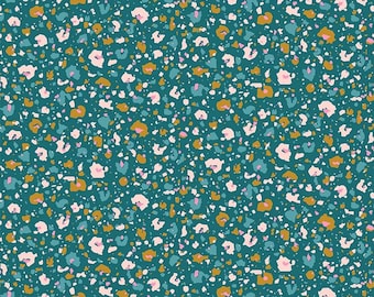 Blauwgroen terrazzo