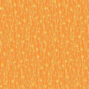 Splendor 90677-56 orange and yellow fall florals fabric FIGO Fabrics cotton fabric floral