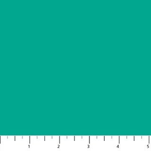 May include: Solid teal green fabric swatch. The fabric is smooth and has a slight sheen.