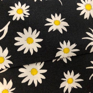 Daisies Fabric Floral fabric by the yard daisy design art gallery fabrics Wonderful Things WOT-31403 Flower Glory Evening