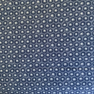 The rain in Spain AR105-BL4 blue pocadot cotton and steel dotted blue