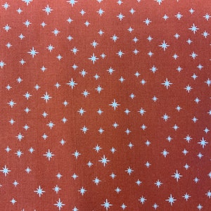 Peppermint 90379-26 Starry Christmas holy night red fabric Peppermint Christmas fabric holiday fabric Figo fabrics