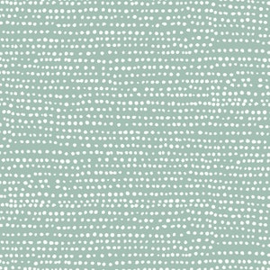 Lagoon Moonscape Dear Stella Blender green blending fabric dear stella fabric dots on green cotton blender