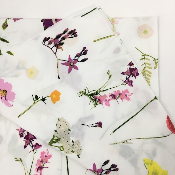 Whimsical floral LAH-26809 wild flowers, floral, Petal Picking Dainty from Lavish Fabric By the Yard 100% cotton, Art Gallery Fabrics