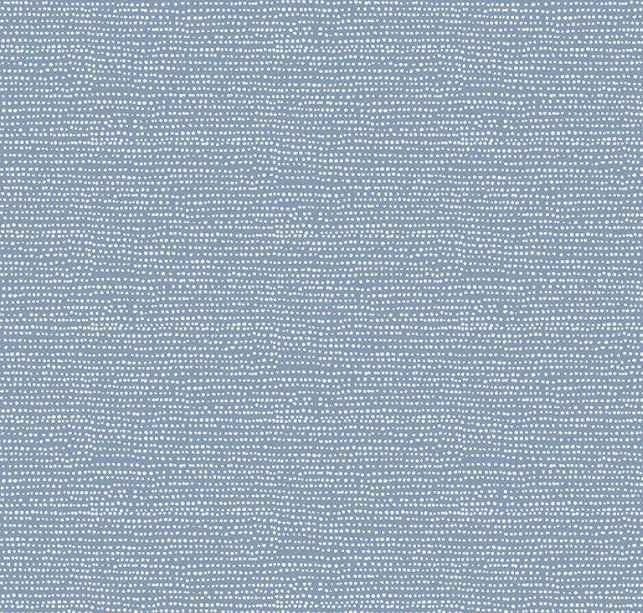 Denim Moonscape Dear Stella ST-1150STAR Blender blue blending fabric dear stella fabric dots on denim cotton blender blue fabric