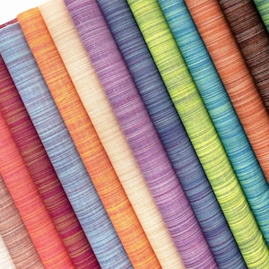Space Dye Woven Fabric Bundle: 16 Colors - FIGO FABRICS