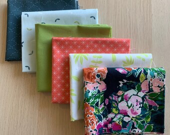 Springtime Joy Fabric Bundle: Vibrant Cotton Prints for Quilting