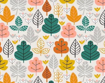 Hojas de otoño dibujadas a mano