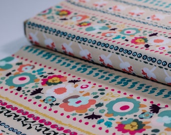 Indie Boho floral fiesta fun, Pat Bravo fabric, Mexican Fabric, Fiesta Fabric, Indie Boheme IBH-74202, quilting cotton, fabric by the yard
