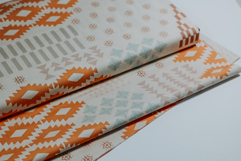Southwest Arizona Indian Pottery Quilt Fabric 1 Yard