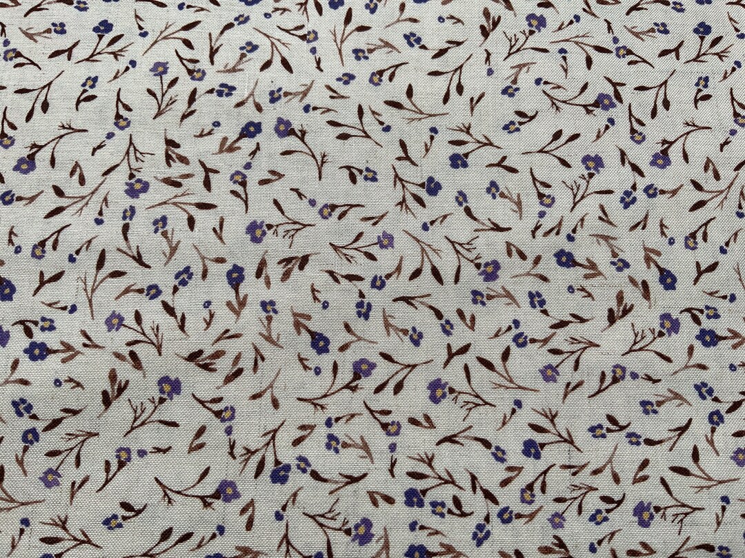 Wildflower CL90269-80, FIGO FABRICS Purple Multi Wildflower Flower