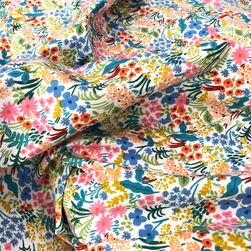 English Garden by Rifle Paper Co for Cotton and Steel Meadow Etsy