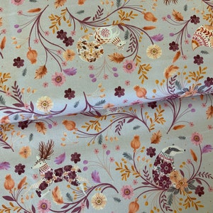 Maple 2213 Dashwood Studios flower woodland fabric