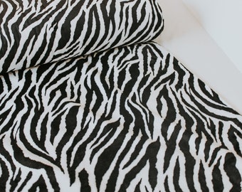 Zebra Black/Snow White Minky, Plush Fabric, Shannon Fabrics Zebra Print Zebra baby blanket black and white baby blanket plush blanket black