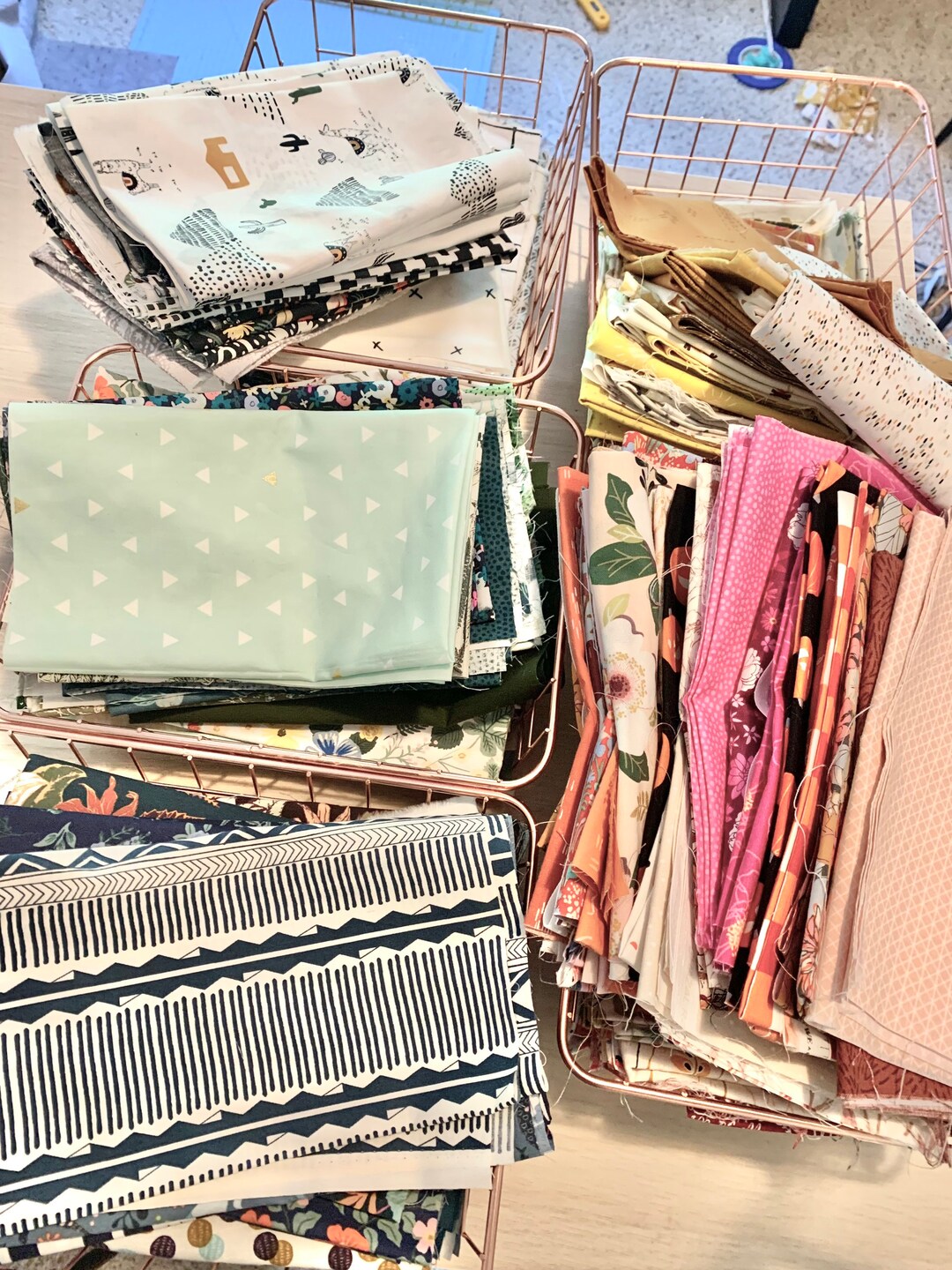 Fat Quarters Mixed Assortment Cotton Fat Quarters Sale Bundle Etsy