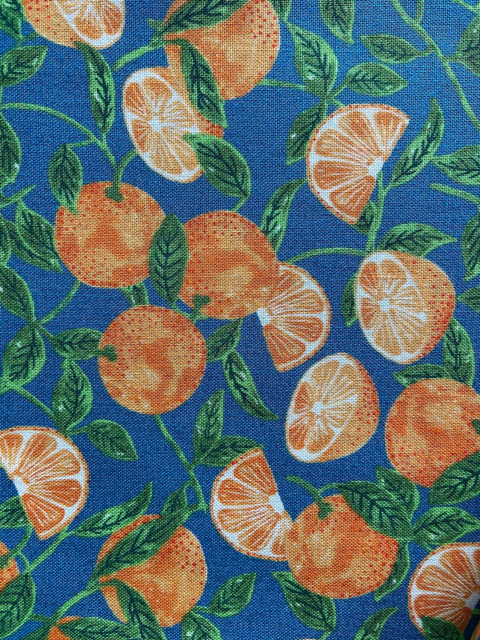Citrus Garden RJR Fabrics Cotton Oranges on a Vine Fabric by Etsy