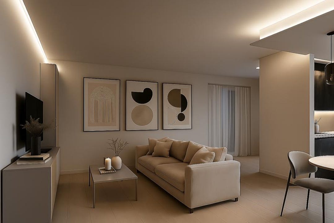 Custom LED Strip Lighting Design – Kitchen, Living Room & Home ...