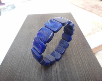 Natuurlijke blauwe lapis lazuli armband bidden voor geluk charme kralen armband
