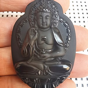 Tibetan Nepalese Tantric Buddhism brass Sakyamuni Buddha head pendant amulet to keep peace