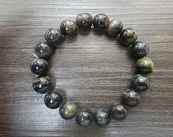 Natural Blue Tiger Eye beaded bracelet
