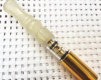 Natural Light Yellow Jade Cigarette Holder/Catapult cleaning type circulating cigarette filter can be cleaned