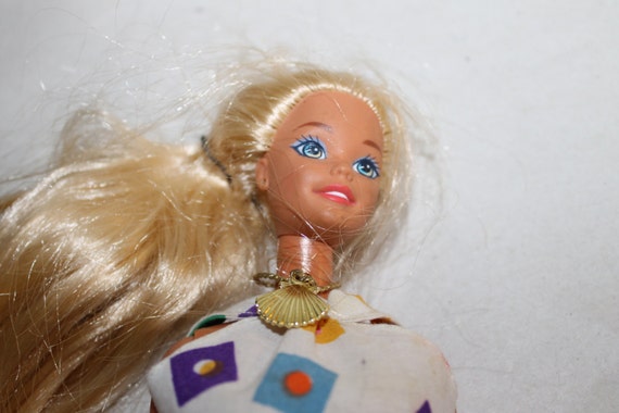 Mattel Barbie Doll W Clothing Long Blonde Hair Short Etsy