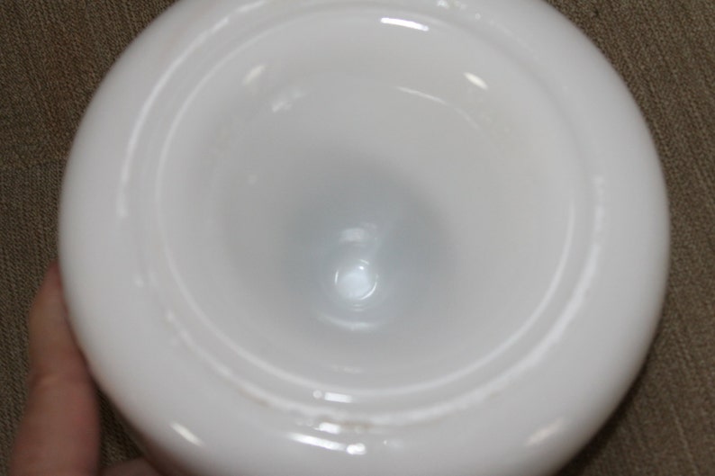 Vintage Kitchenware Mid Century Milk glass White Reamer Juicer Etsy