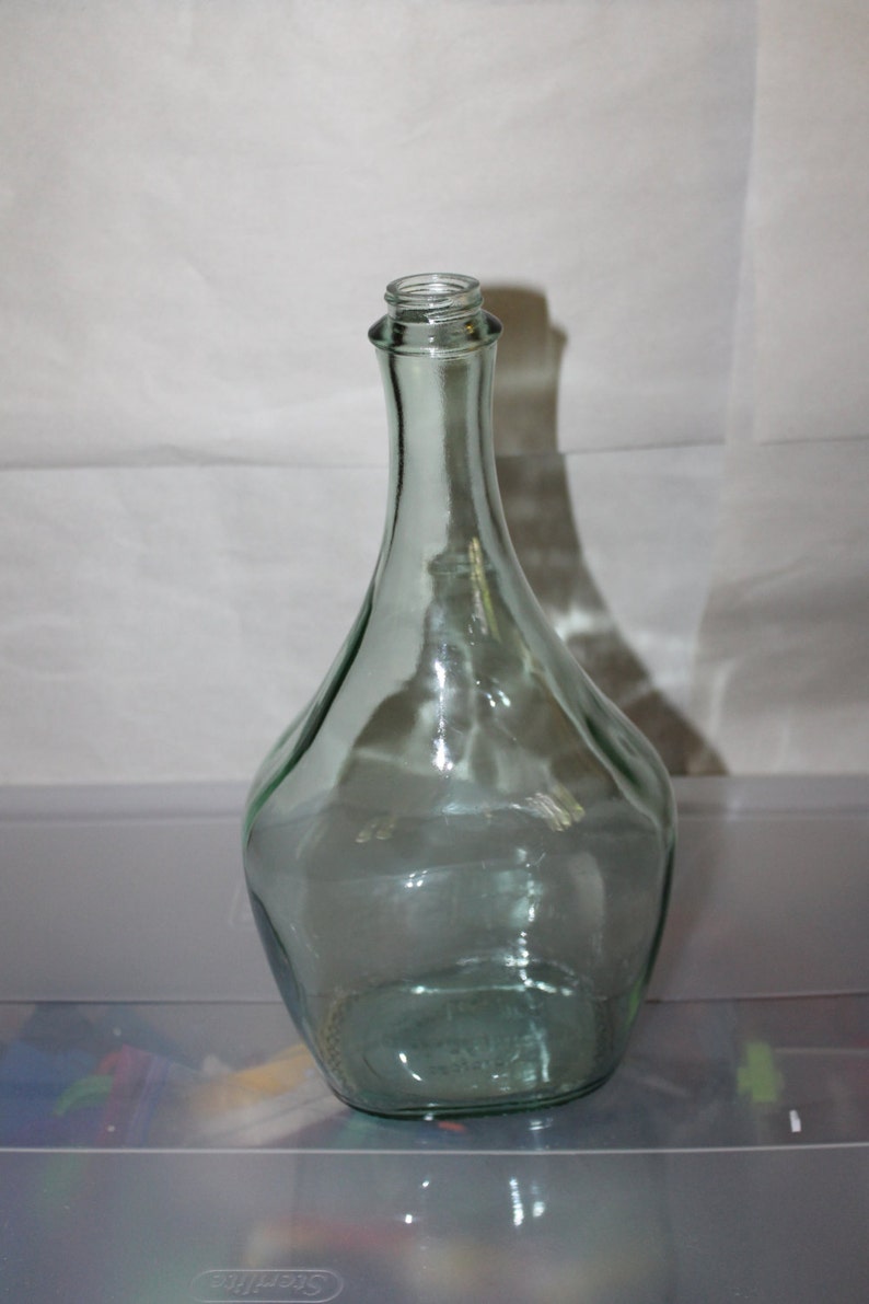 Vintage Glass Bottle or Vase by Paul Masson Vineyards Wine Etsy